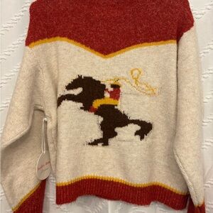 Bailey Rose Cowgirl cardigan with zipper